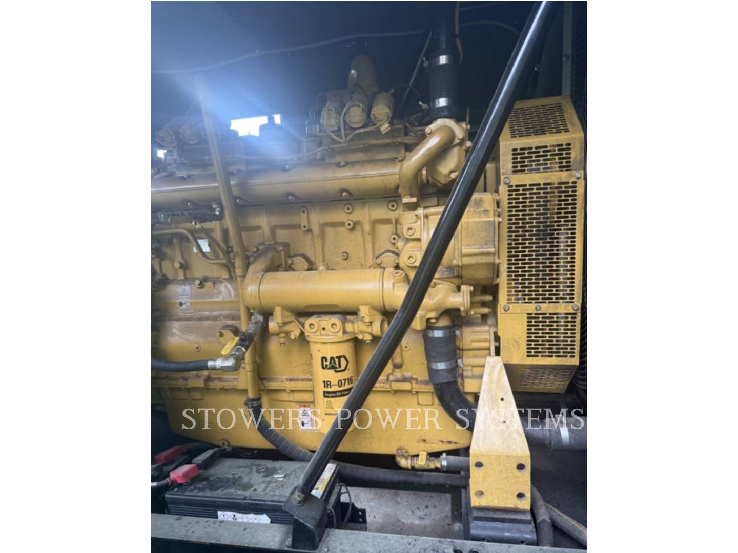 Caterpillar #G3406, Natural gas Stationary Gen, sound attenuated enclosure, UL listed, 966 hours, 2003 - Image 2