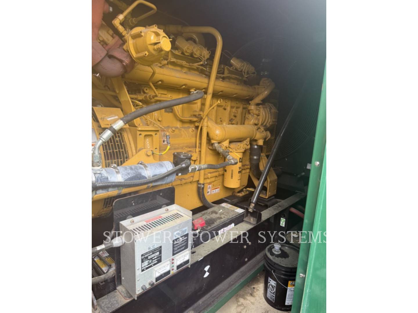 Caterpillar #G3406, Natural gas Stationary Gen, sound attenuated enclosure, UL listed, 966 hours, 2003 - Image 4