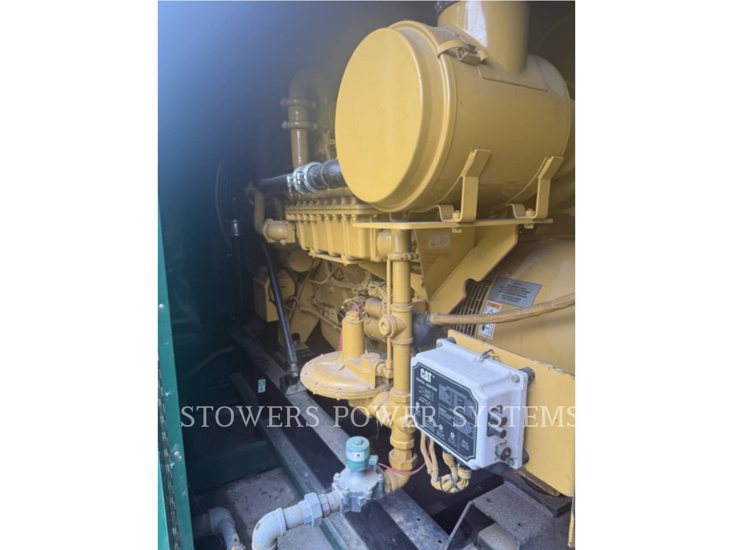 Caterpillar #G3406, Natural gas Stationary Gen, sound attenuated enclosure, UL listed, 966 hours, 2003 - Image 8