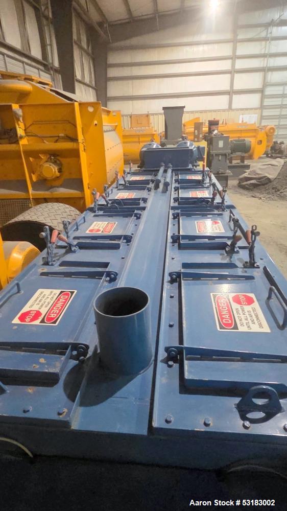 Scott Equipment #TSM42156, Twin Shaft Continuous Mixer, 42" x 156" shafts, 5 TPH, Carbon Steel, 120 RPM, 20 - Image 2