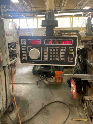 100 Ton, Pacific #J100-12, hydraulic press brake, 12' overall, 126" between housing, 8" stroke, 15" open - Image 2