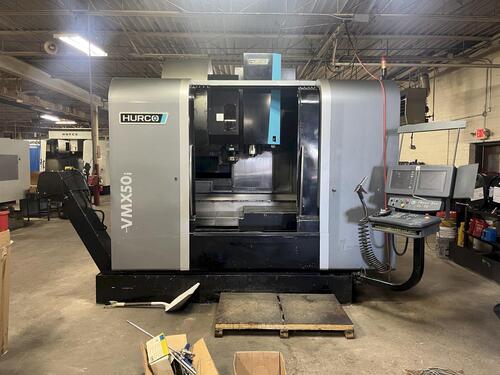 Hurco #VMX-50i, CNC vertical machining center, 50" X, 26" Y, 24" Z, 59" x 24" table, 15,000 RPM, #50 taper - Image 1