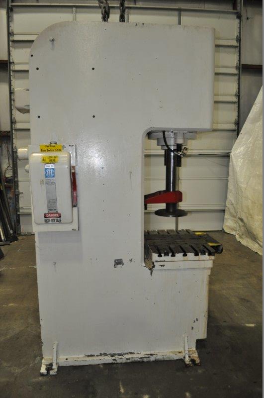 50 Ton, Denison #NA50C96D03, C-frame hydraulic press, 15" stroke, 32" daylight, 31" x 21" bed - Image 4