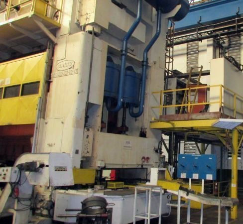 3000 Ton, Danly #S2-3000-156X66-T.F., straight side press, 16" stroke, 48" Shut Height, 10" adj., 156" x 66" - Image 2