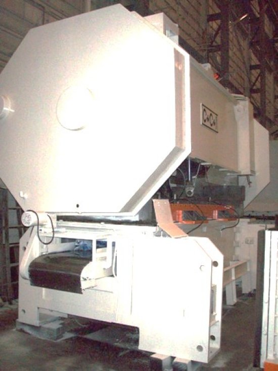 400 Ton, CCI #S2-400-120x48, straight side press, 14" stroke, 36" Shut Height, 10" adj., 120" x 48" bed - Image 2