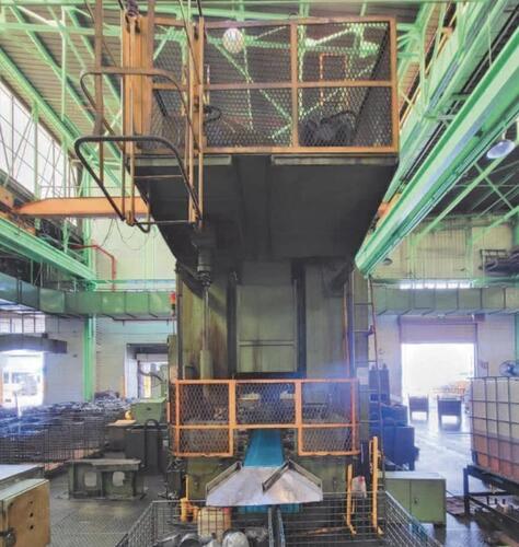 300 Ton, Aida #F2-30G, 4-stage transfer press, 15.74" stroke, 27.56" die height, 3.93" adj., 78.74" x 39.37" - Image 2