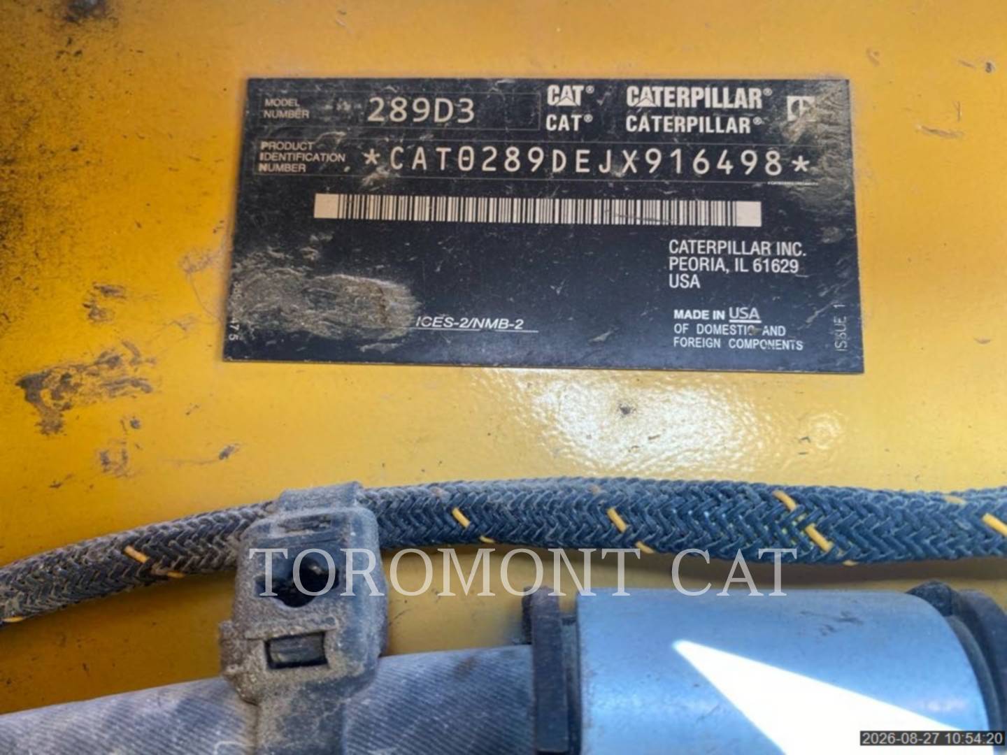 Caterpillar 289D3, 965 hours, S/N: JX916498, 2023 - Image 5