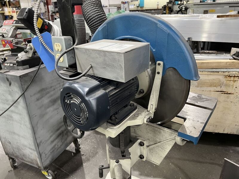 20" Burt #DS20, single phase disc grinder sander, 2 HP, T-slotted tilting cast iron table - Image 1