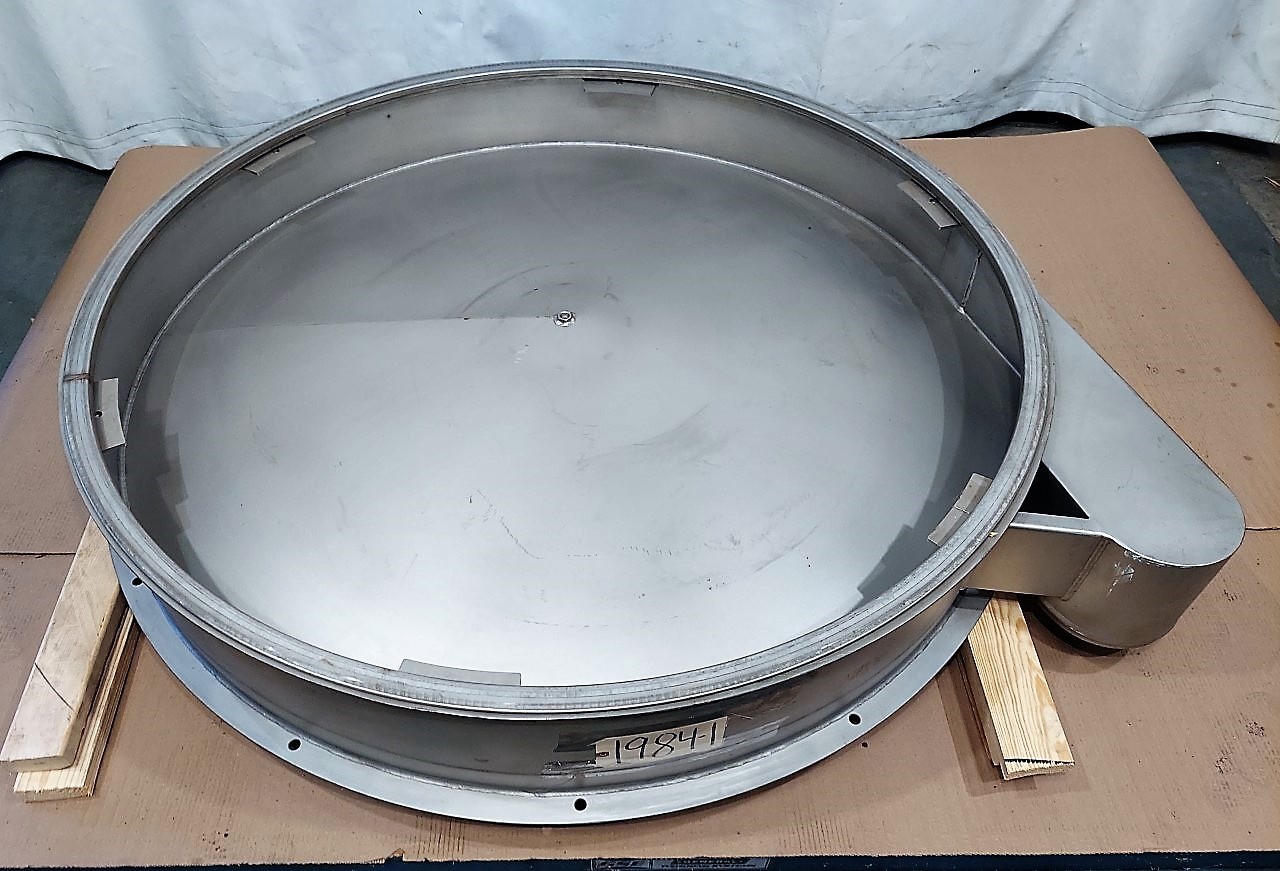 60" Round Stainless screener base deck, bolt on style - Image 2