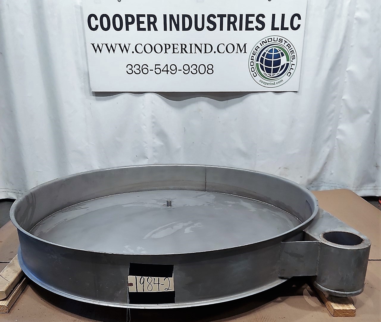 60" Round Stainless screener base deck, bolt on style - Image 3