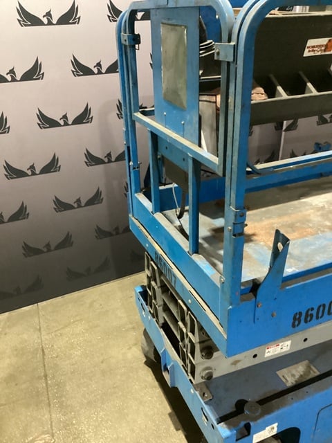 1000 lb. Genie #GS-2646, electric scissor lift, 2 person capacity, self propelled propulsion, 2007 - Image 3