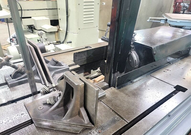 18" x 22" Marvel #8-Mark-II, vertical tilt frame saw, 14' 6" x 1" blade, 2 HP - Image 5