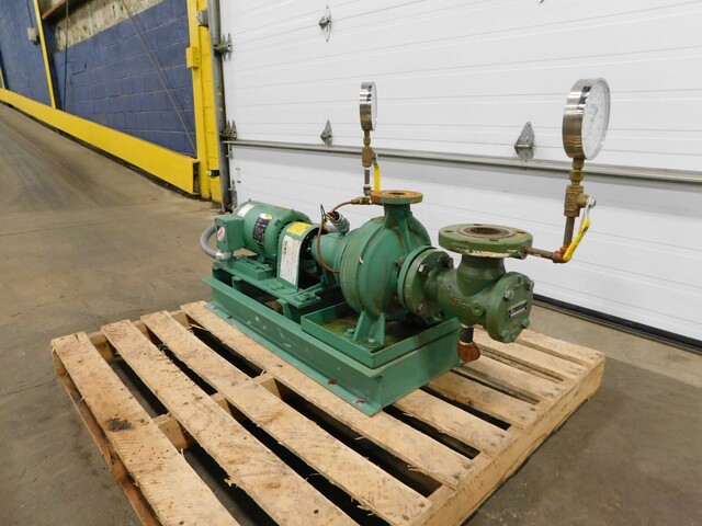 60 GPM @ 50' TDH, Taco #FI1207E2CAH1LOB, centrifugal pump, 2 HP, 2-1/4" inlet, 1-1/2" outlet - Image 4