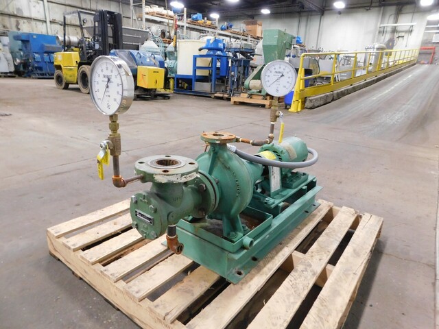 60 GPM @ 50' TDH, Taco #FI1207E2CAH1LOB, centrifugal pump, 2 HP, 2-1/4" inlet, 1-1/2" outlet - Image 6