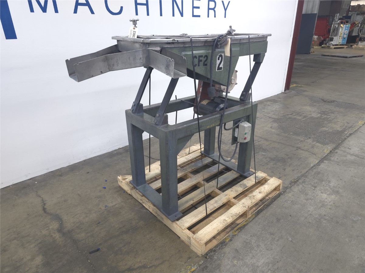 16" x 55" MGB Engineering, Stainless Steel single stage classifier, 1/8" screen, 1 HP, 16" deck width - Image 3
