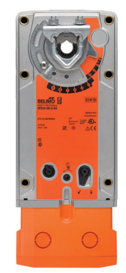 Belimo EFX24-SR-S N4 Actuator, 270in-lb 30Nm, Spring Return, 2-10 V, NEMA 4, Mod [New] - Image 1