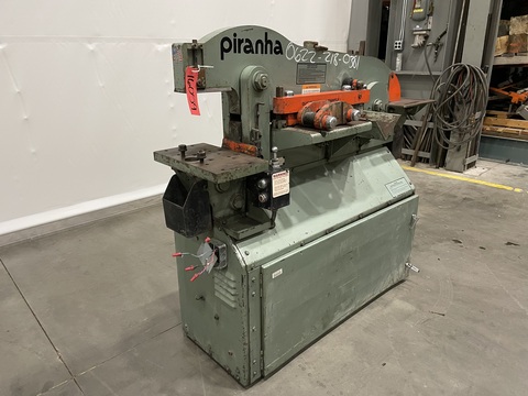 5" x 5" x 3/8" Piranha #P-50, Ironworker, 50 ton, 4.25" stroke, 8" throat, 13.5" open height, 10" x 17" - Image 2