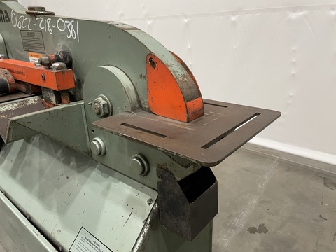 5" x 5" x 3/8" Piranha #P-50, Ironworker, 50 ton, 4.25" stroke, 8" throat, 13.5" open height, 10" x 17" - Image 6