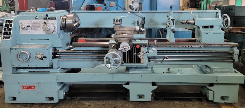 KENT 24" SWING X 80" CENTER LATHE - Image 1