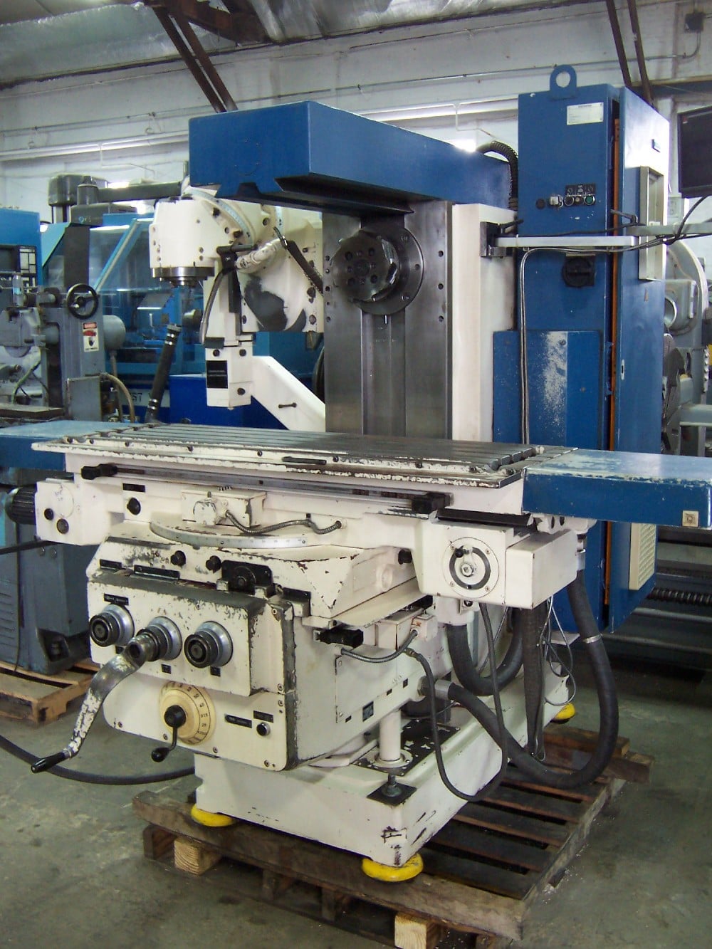 Heckert #EH1250-U, universal mill with h.d. vertical milling attachment - Image 1