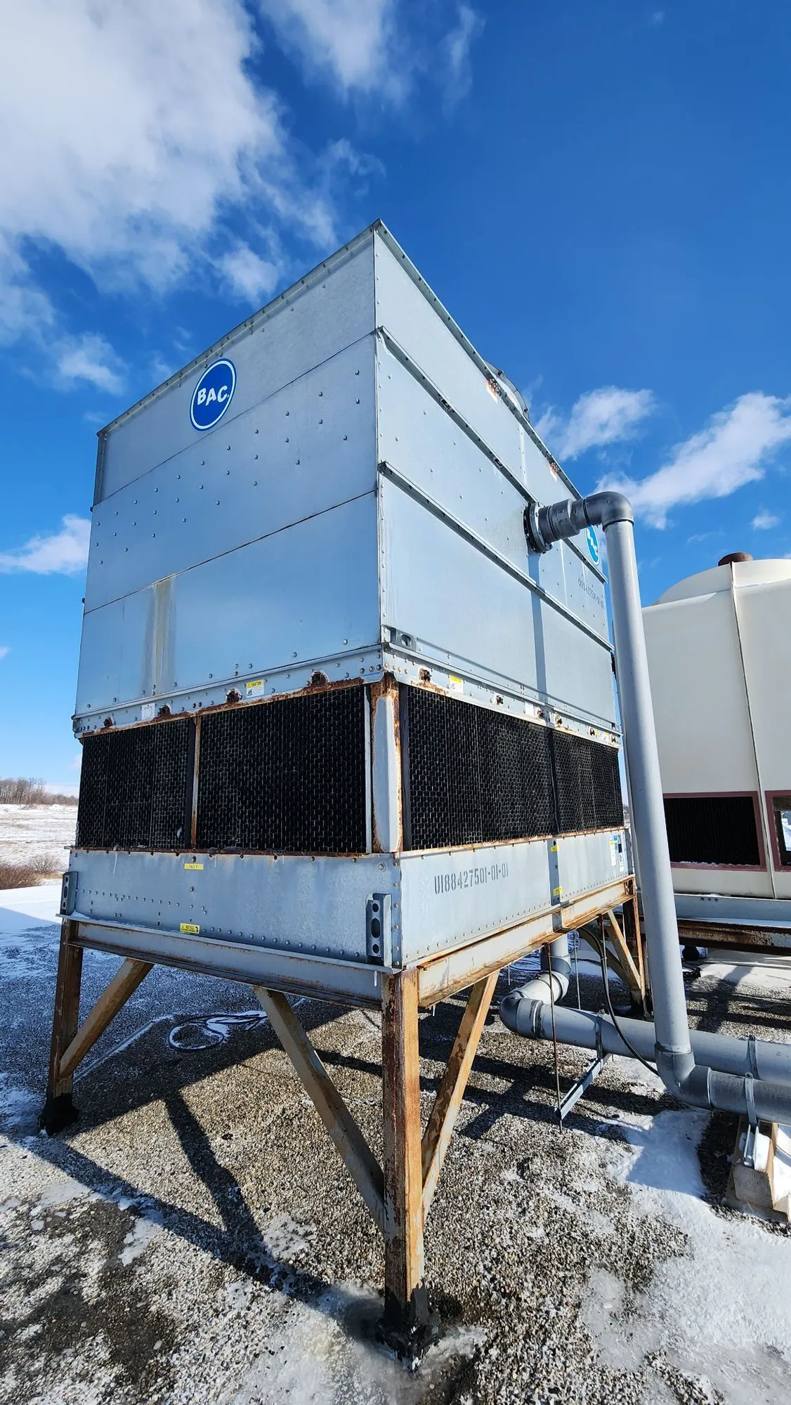 Berg #TT-66.5-2(25)-PHE, Cooling System, plate heat exchanger, pump tank, 45 HP, 575 V., 3 Ph., 60 Hz., w/ - Image 4