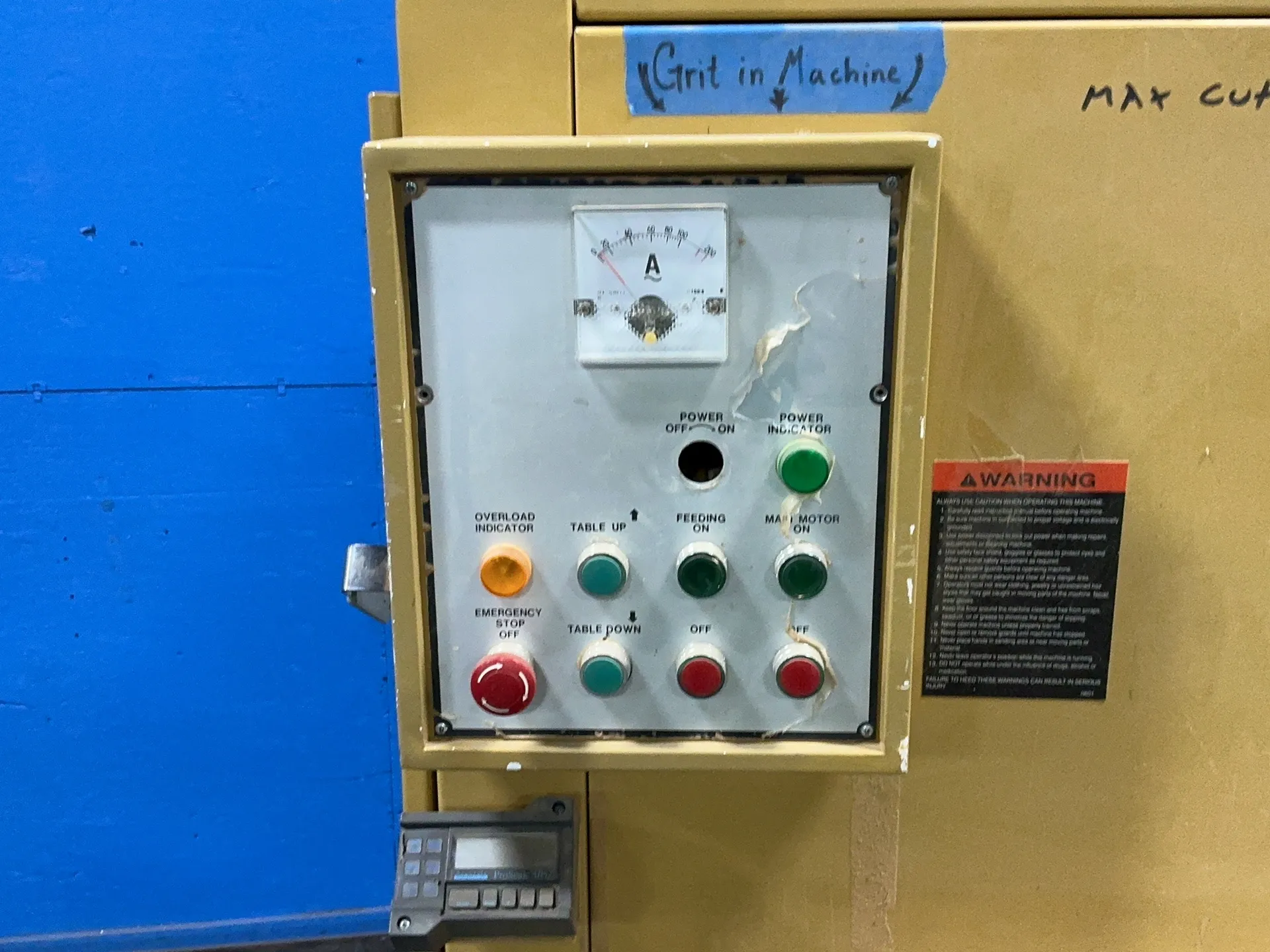 35" Powermatic #PM-37, Wide Belt Sander, 208-460 V. - Image 3
