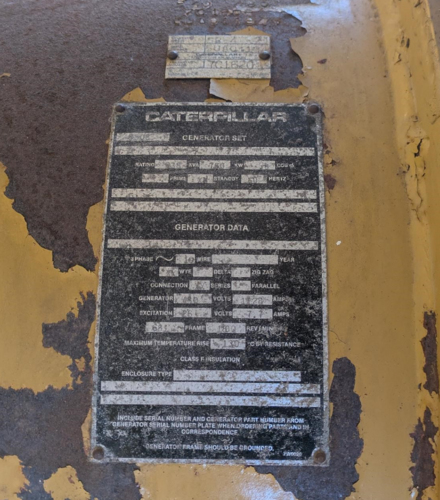 750 KW Caterpillar #3508, diesel generator set, 277/480 Volts, 3 phase, 743 hours, 1998 - Image 4