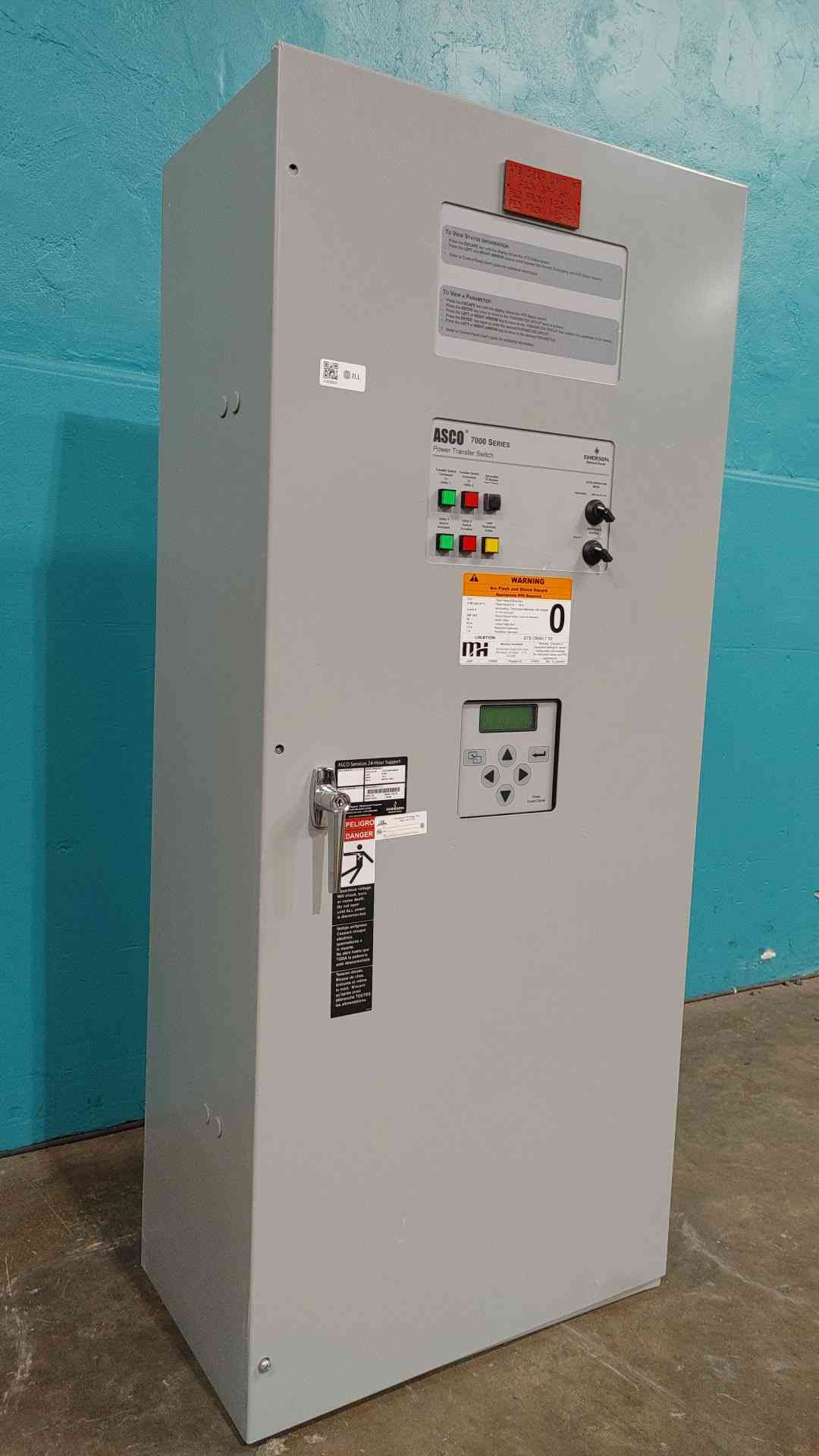 115 Amp. ASCO 7000 Series #J7ADTS030150N5XC, Automatic Transfer Switch, 480 Volts, 3 Phase (3 available) - Image 2