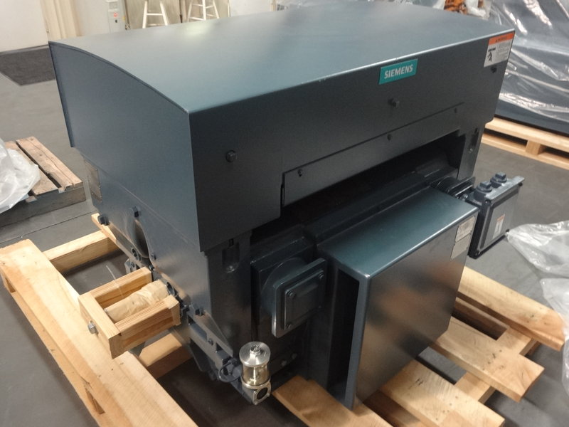600 HP 3600 RPM Siemens, Frame 509S, weather protected enclosure type 2, SB, new, 2300/4000 Volts (2 - Image 1