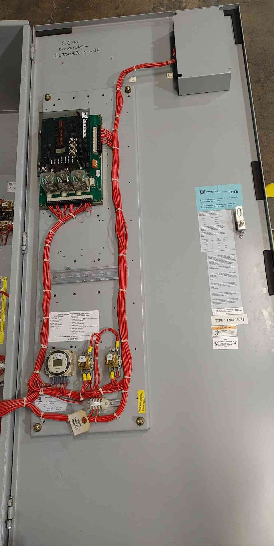400 Amp. Cutler-Hammer #ATVMLDA30400XSU, Automatic Transfer Switch, 480 Volts, 3 phase, 3 pole - Image 3