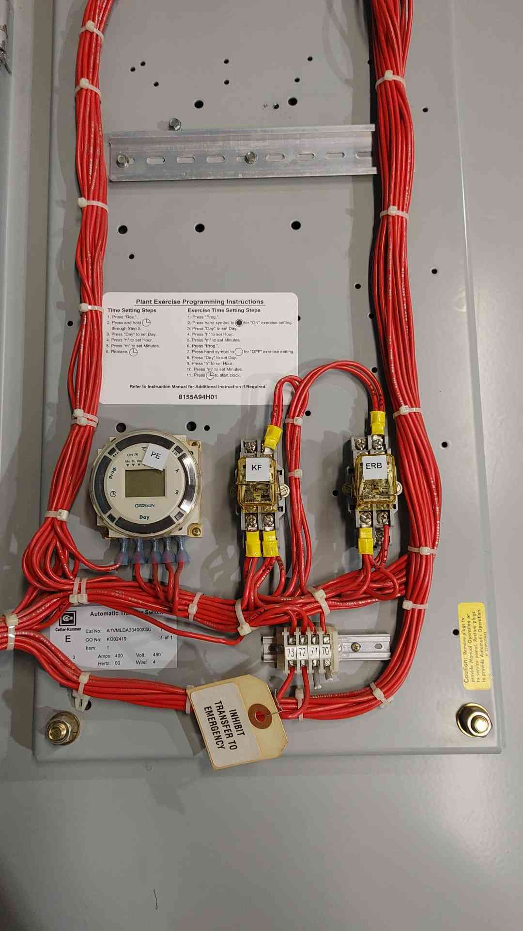400 Amp. Cutler-Hammer #ATVMLDA30400XSU, Automatic Transfer Switch, 480 Volts, 3 phase, 3 pole - Image 5