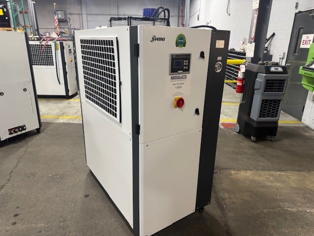 4.1 Ton, Shini #SIC-15A-R2, air cooled chiller, centrifugal process pump, R410a, new, 2025 - Image 1