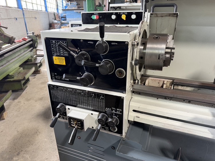 14" x 40" Clausing Metosa #C1440, toolroom lathe, 8" swing over cross slide, 3-jaw chuck, steady rest, 4 KW - Image 4