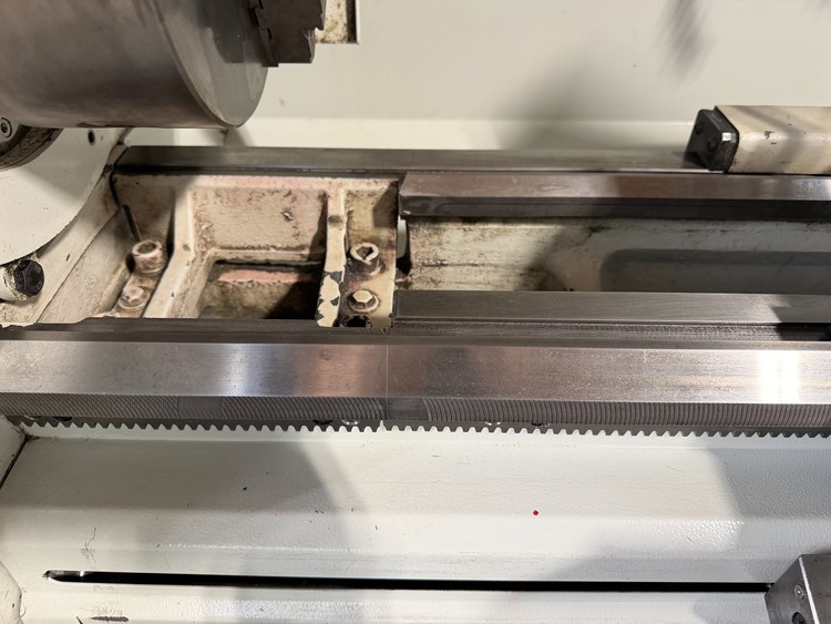 14" x 40" Clausing Metosa #C1440, toolroom lathe, 8" swing over cross slide, 3-jaw chuck, steady rest, 4 KW - Image 5