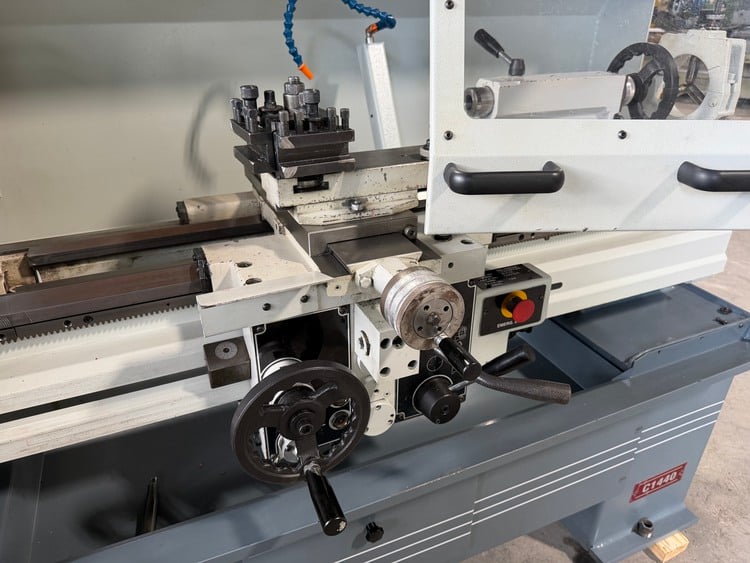 14" x 40" Clausing Metosa #C1440, toolroom lathe, 8" swing over cross slide, 3-jaw chuck, steady rest, 4 KW - Image 6