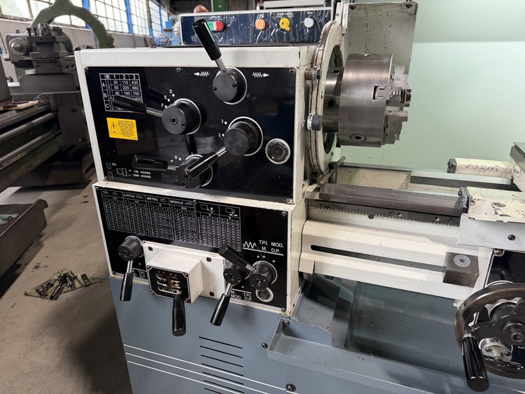 14" x 40" Clausing Metosa #C1440S, toolroom lathe, 8" swing over cross slide, 3-jaw chuck, steady rest, 4 KW - Image 3