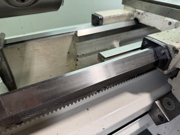 14" x 40" Clausing Metosa #C1440S, toolroom lathe, 8" swing over cross slide, 3-jaw chuck, steady rest, 4 KW - Image 4