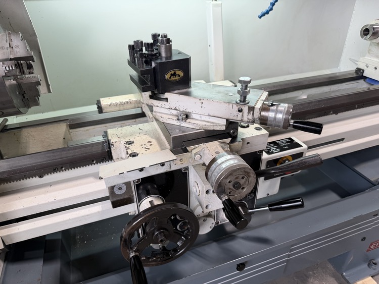 14" x 40" Clausing Metosa #C1440S, toolroom lathe, 8" swing over cross slide, 3-jaw chuck, steady rest, 4 KW - Image 5