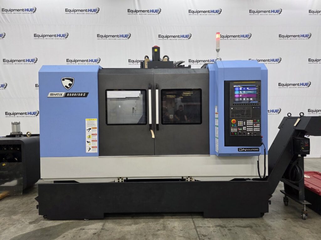 DN Solutions #Mynx-6500/50II, CNC vertical machining center, Fanuc i Series Plus, 50" X, 26.4" Y, 24.6" Z - Image 4