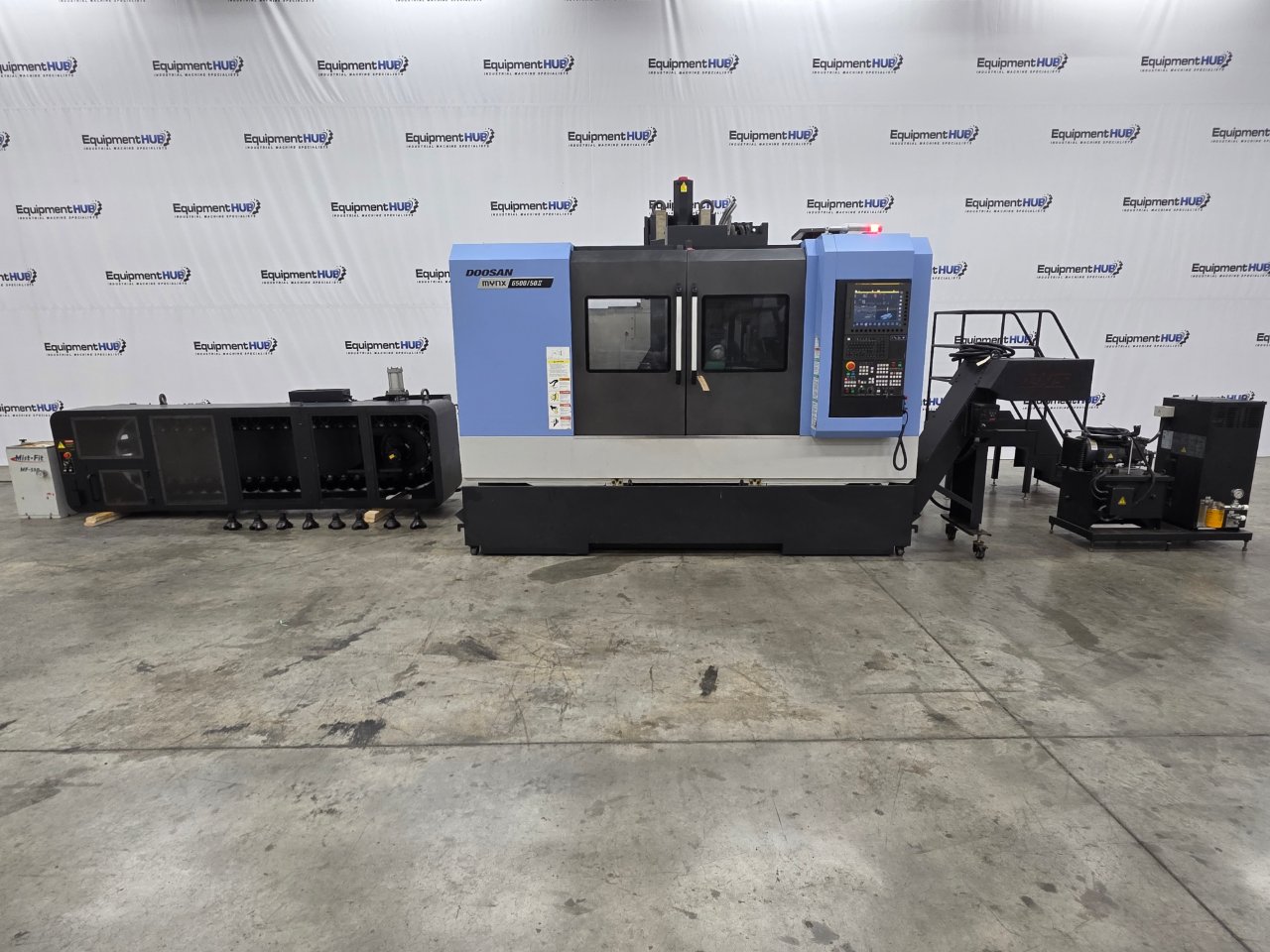 DN Solutions #Mynx-6500/50II, CNC vertical machining center, Fanuc i Series Plus, 50" X, 26.4" Y, 24.6" Z - Image 1