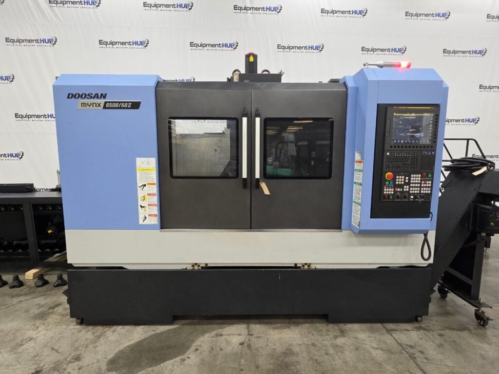 DN Solutions #Mynx-6500/50II, CNC vertical machining center, Fanuc i Series Plus, 50" X, 26.4" Y, 24.6" Z - Image 2