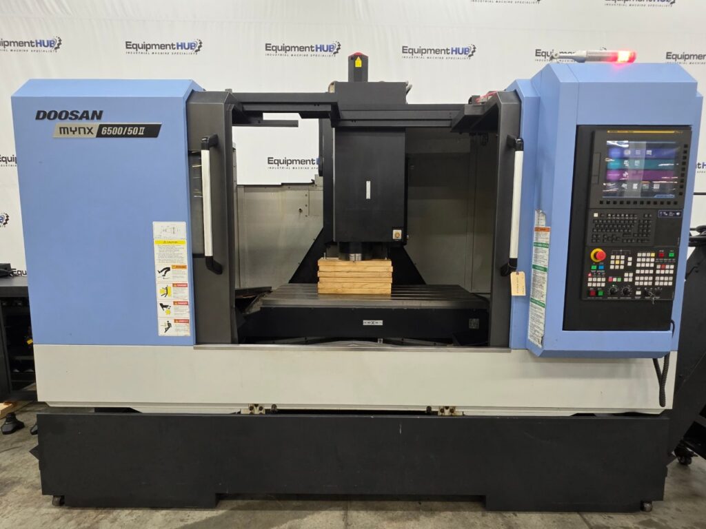 DN Solutions #Mynx-6500/50II, CNC vertical machining center, Fanuc i Series Plus, 50" X, 26.4" Y, 24.6" Z - Image 3