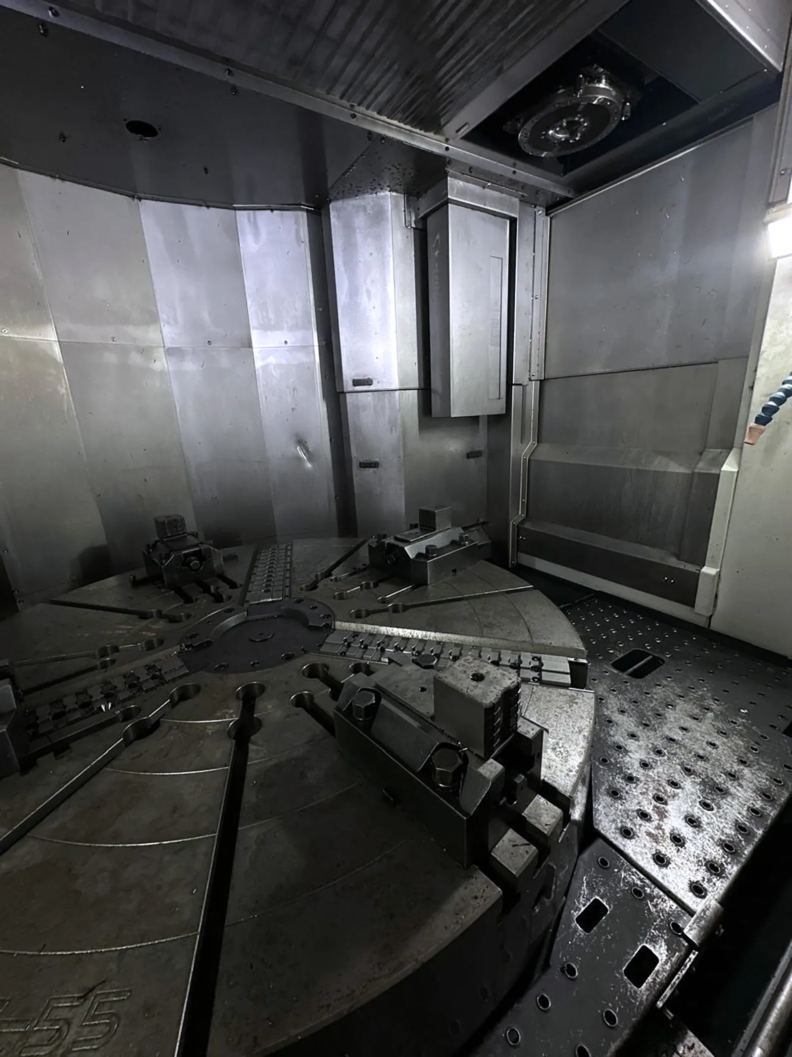 63" Daewoo Doosan #VTR1216-M, CNC vertical turret lathe, 49" turning height, 67" X, 47" Z, 400 RPM, 60 HP - Image 3