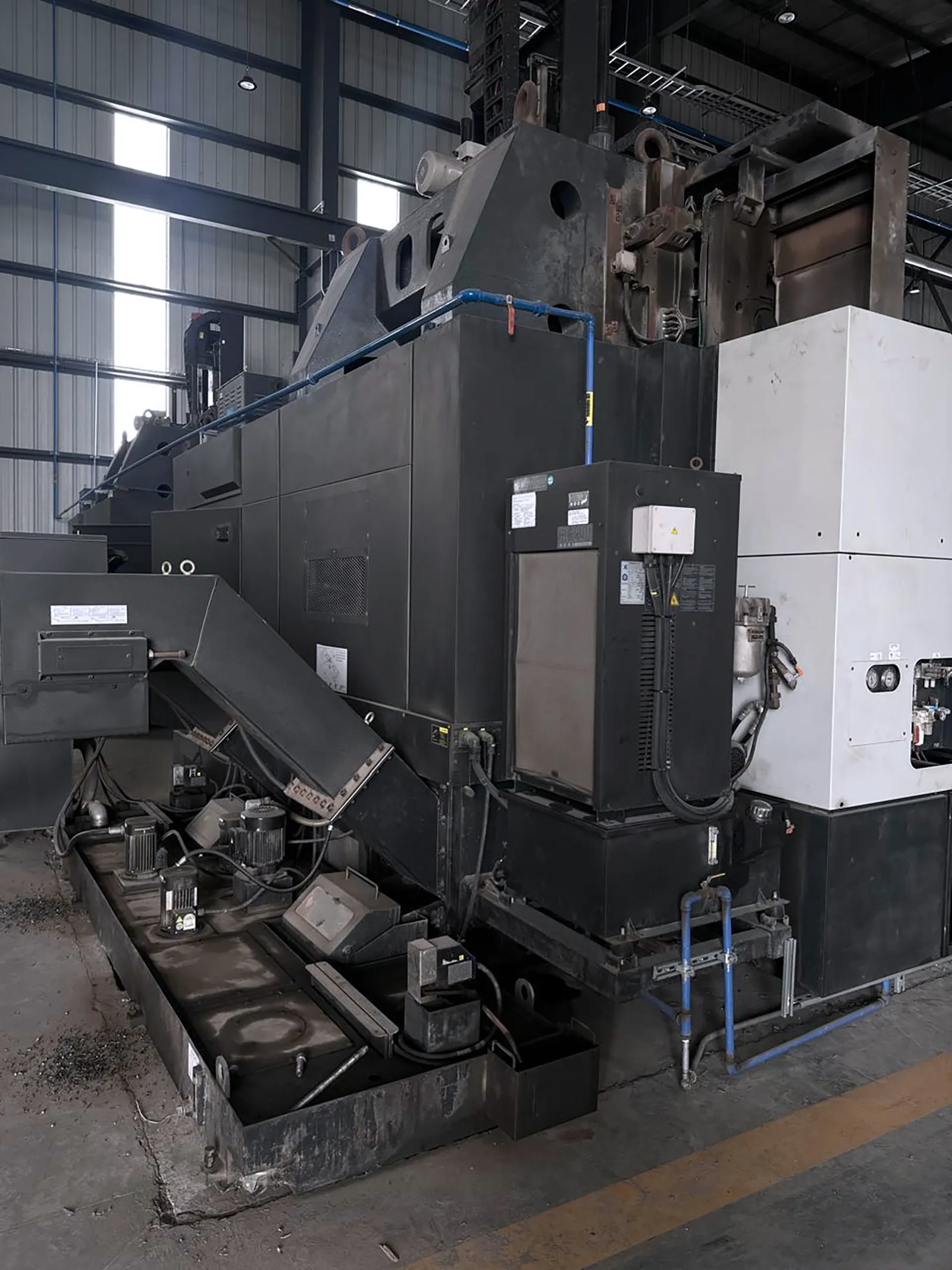 63" Daewoo Doosan #VTR1216-M, CNC vertical turret lathe, 49" turning height, 67" X, 47" Z, 400 RPM, 60 HP - Image 7