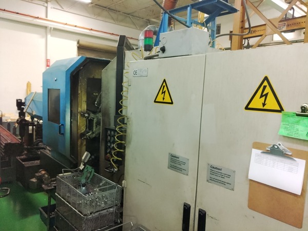 Schutte #AF32S-DNT, Siemens 840C PLC Control, (8) spindles, (8) turning slides, 1.2598" spindle hole diameter - Image 6