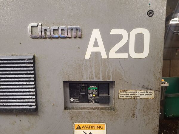 Citizen #A20VI, CNC Swiss lathe, 0.79" spindle hole diameter, C320 bar loader - not operational, 2009 - Image 2