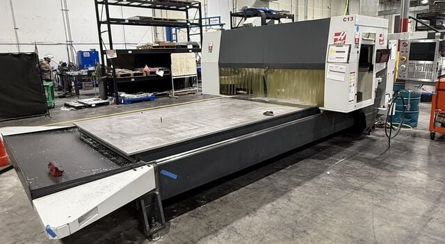 Haas #GR-712, CNC gantry machining center, 145" X Travel, 85" Y Travel, 11" Z, 8100 RPM, 15 HP, 20 automatic - Image 2