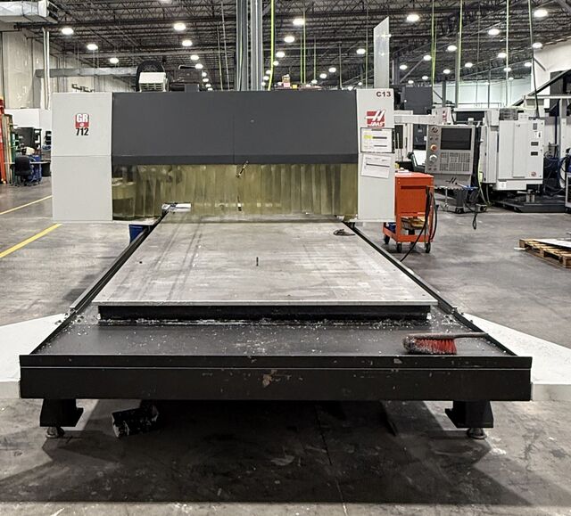 Haas #GR-712, CNC gantry machining center, 145" X Travel, 85" Y Travel, 11" Z, 8100 RPM, 15 HP, 20 automatic - Image 3