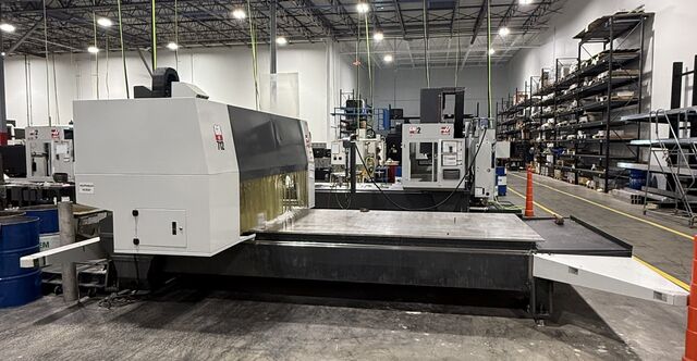 Haas #GR-712, CNC gantry machining center, 145" X Travel, 85" Y Travel, 11" Z, 8100 RPM, 15 HP, 20 automatic - Image 6