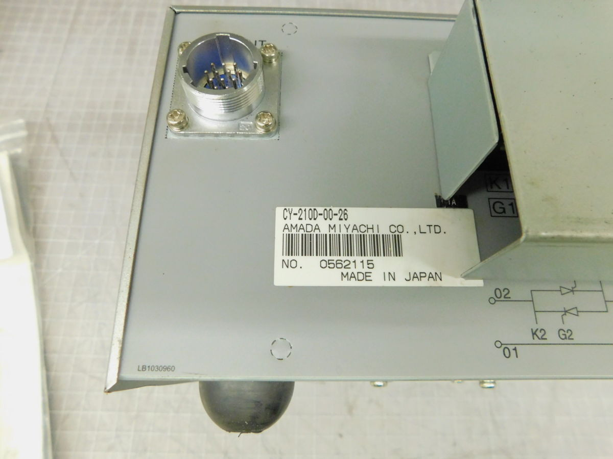 Amada Miyachi #CY-210D, Weltouch AC Weld Controller, 0.1-999.9 ms Weld Time, 200-480 V. Input - Image 4